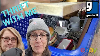 I Shopped With Some Crazy People - Thrift With Me at Goodwill