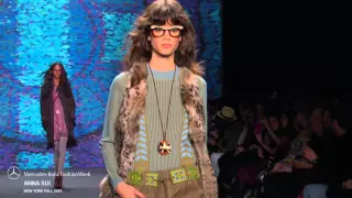 ANNA SUI MERCEDES-BENZ FASHION WEEK FW 2015 COLLECTIONS