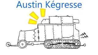 How to Draw an Austin Kégresse Tank | Tank Drawing Easy