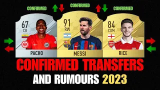 FIFA 23 | NEW CONFIRMED TRANSFERS & RUMOURS! 🤪🔥 (ft. Pacho, Messi, Rice... etc)