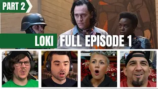 Loki Episode 1 Reaction Compilation [Part 2] | Marvel Studios' Loki 1x1 Reaction