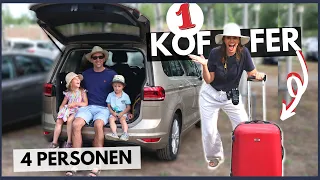 MINIMALISTISCH REISEN mit KINDERN: Koffer packen || Tipps für Familienurlaub