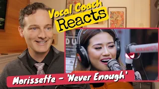 Vocal Coach REACTS - Morissette Amon 'Never Enough'