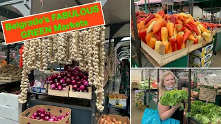 Belgrade's huge, cheap farmer's markets are perfect for healthy living... and they're everywhere!