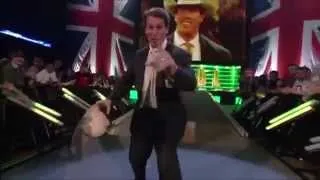 SmackDown JBL & Cole Entrance (Before going live) 23/04/14