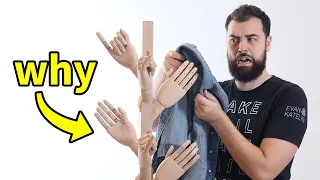 DIY Coat Rack Made of Hands