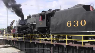 TVRM Missionary Ridge Local with Southern 2-8-0 #630, July 2018