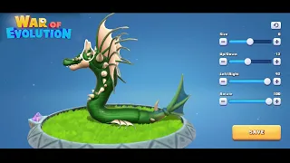It took me 3 days to create this sea dragon. Come join the "DIY Freak Show" in War of Evolution!