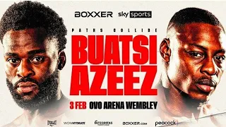 Joshua Buatsi V Dan Azeez LIVE Fight Night Watchalong