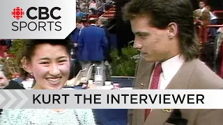 Kurt Browning shows off journalist skills, interviews Japan’s Midori Ito after historic 1989 routine