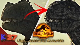 Jurassic World Dominion - Giganotosaurus Accurate Animation