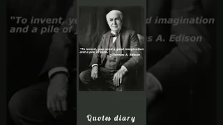 Thomas Edison Biography in English