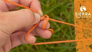 Adjustable Guy Line Knot - Quick & Easy To Tie