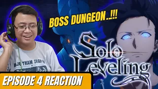 SOLO LEVELING EPISODE 4  REACTION | GOTTA GET STRONGER !!! ONLY A SINGLE ATTACK !!!