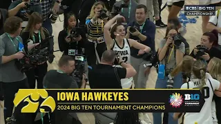 🚨 Caitlin Clark DROPS 34pts/12ast, Named MOP, Win Big Ten Tournament Title. Iowa Hawkeyes Highlights