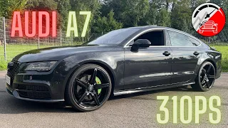 Audi A7  3.0 TFSI 310PS | 0-100 KM/H ACCELERATION TEST DRIVE | SOUNDCHECK NON OPF | by AutocruiseTV