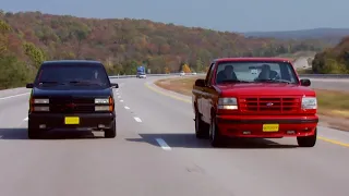 '90 Chevy 454 SS vs '94 Ford Lightning F150 MuscleTrux Wars Part 1 - Trucks! S10, E1