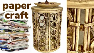 When Bamboo Became Expensive, I Made It Myself: No One Would Believe It Was Made From Newspapers 🤫