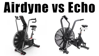 Schwinn Airdyne Pro vs Rogue Echo Bike - Side by Side Comparison