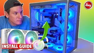 HOW TO INSTALL ANY AIO CPU COOLER INTEL | LURKER V240 240mm ARGB