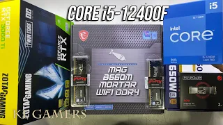 intel Core i5 12400F msi MAG B660M MORTAR WIFI DDR4 ZOTAC RTX3060Ti TWIN EDGE Montech Gaming PC