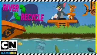 Tom and Jerry GamePlay | River Recycle - Saving the Planet with Tom | Cartoon Network GameBox