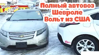 Приехал Полный Автовоз Шевроле Вольтов из США ! В Морозный Оренбург! Заказ Авто из Америки