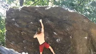 Bouldering : Central Park NYC : Worthless Boulder : A.D.D.