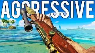 10 Minutes of AGGRESSIVE Sniping with my BEST RIFLE Battlefield 5