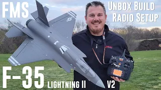 FMS - F-35 Lightning II - 64mm - Unbox, Build, & Radio Setup