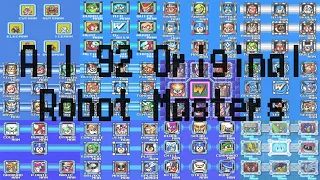 **100 Subscriber MEGA MAN Special!!!** All 92 Original Robot Masters [In Numerical DWN Order]