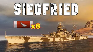 World of WarShips Siegfried - 8 Kills 213K Damage