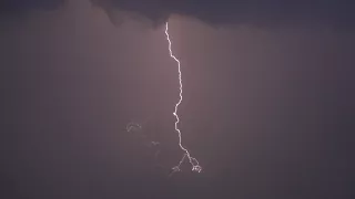 Nubes, truenos y fuegos artificiales Ciudad de México 2017