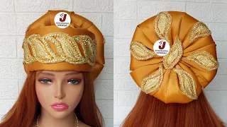 Satin Zara Cap with Bow design