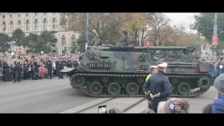 Ö. Nationalfeiertag 2022 - Abmarsch der Panzer