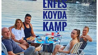 ÖYLE BIR KAMP YERI BULDUK Kİ OTEL KONFORUNDA :)