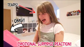 A MEGA SURPRISE BRINGS TEARS!! (EMOTIONAL SURPRISE REACTION!)