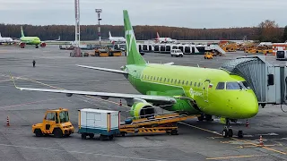 S7 Airlines | Flight from Vaskovo to Pulkovo | Transfer at Domodedovo Airport