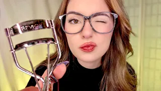 ASMR Bestie does your Makeup IN CLASS 🏫 FAST & AGGRESSIVE Personal Attention