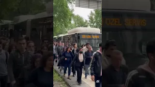 Ankara'da yağmur yağdı I Metro istasyonları devredışı kaldı I Yolcular otobüslerle taşındı