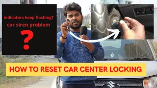 HOW TO RESET CAR CENTER LOCKING IN 2 MIN#youtubeshorts