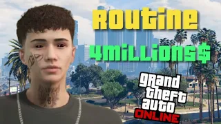 MA ROUTINE GTA5 pour gagner +4MILLION$