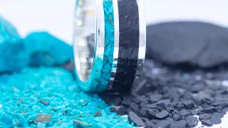 Crisocola and Onyx Rocks, Making a Ring with Style.