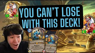 THIS DECK SIMPLY CAN'T LOSE! DISGUISED TOAST PLAYS HANDBUFF PALADIN DECK