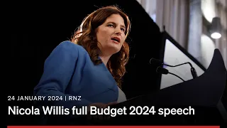 Budget 2024: Finance Minister Nicola Willis full speech and Q&A | RNZ