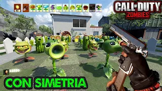 PLANTAS VS ZOMBIES CON SIMETRÍA CUSTOM ZOMBIES ÉPICO CON FINAL | BLACK OPS 3 ZOMBIES