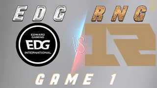 EDG vs RNG Game 1 | Worlds 2021 Quarterfinals Day 2 | EDward Gaming Esports vs Royal Never Give Up