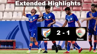 India vs Oman (2-1) || All Goals & Highlights | AFC Asian Cup U23 Qualifiers