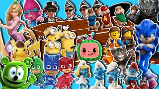 Sonic & PJ Masks & Gummy Bear & Cocomelon & Talking Tom & Lego - Coffin Dance Super MEGAMIX 4(COVER)