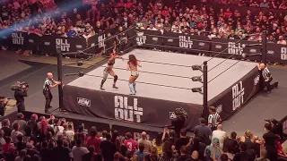 Ending to the Women's Casino Battle Royale AEW All Out 2021 Thunder Rosa & Ruby Soho Faceoff Live